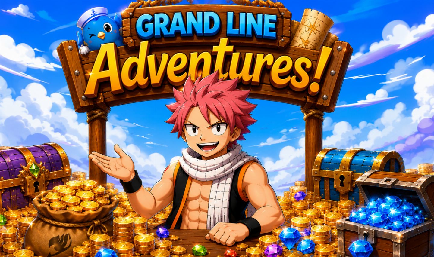 10% OFF/Novo Estoque - Gemas e Gold Grand Line Adventures!