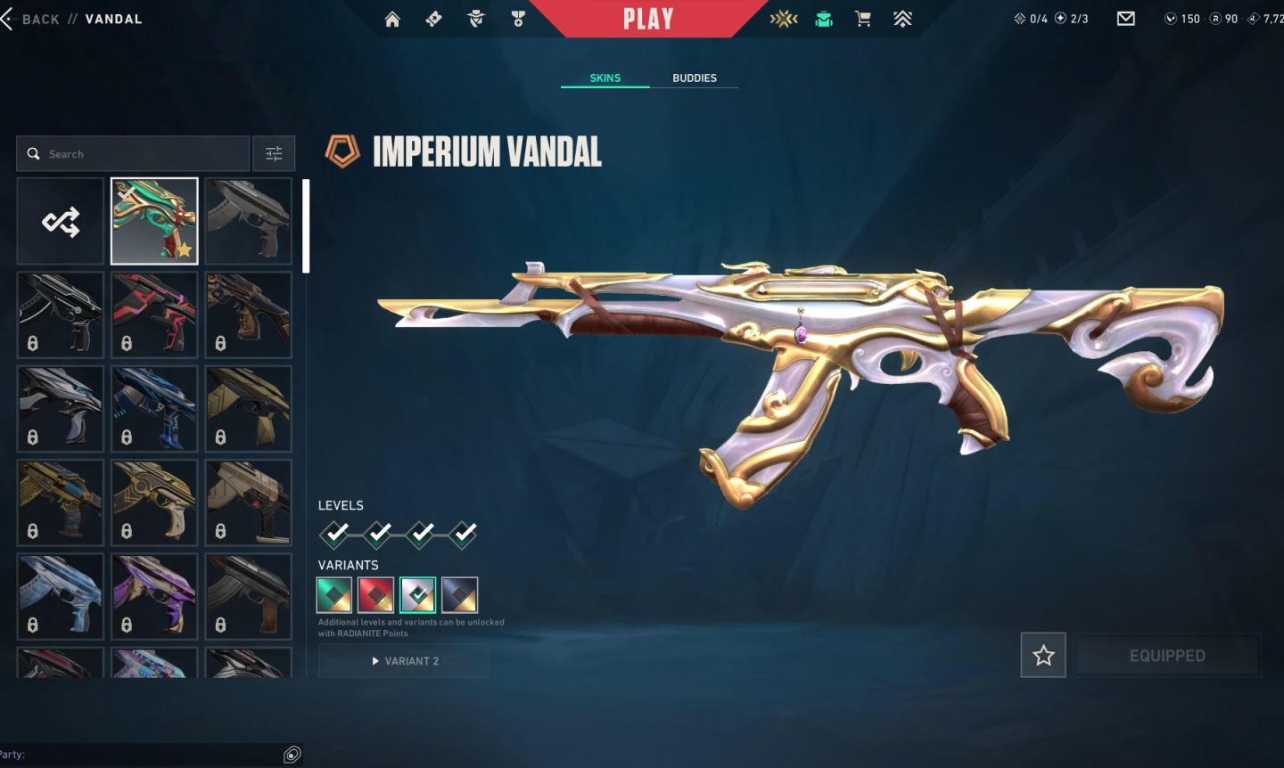 CONTA VALORANT DIMA 3 SHERIFF ORA VANDAL IMPERIUM FACA XENOHUNTER