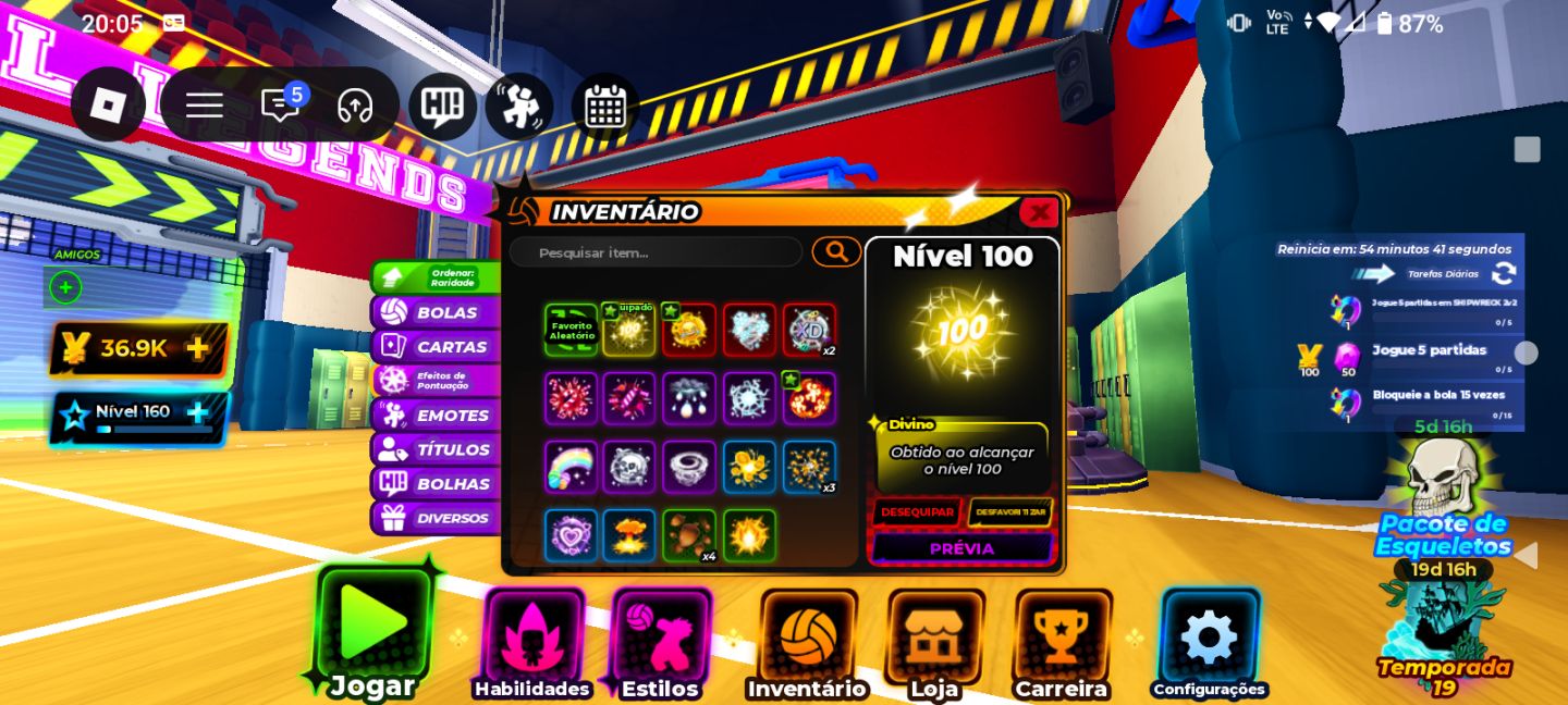 [Promoção] Conta de volleyball legends + extra de blue lock rivals + blox fruit