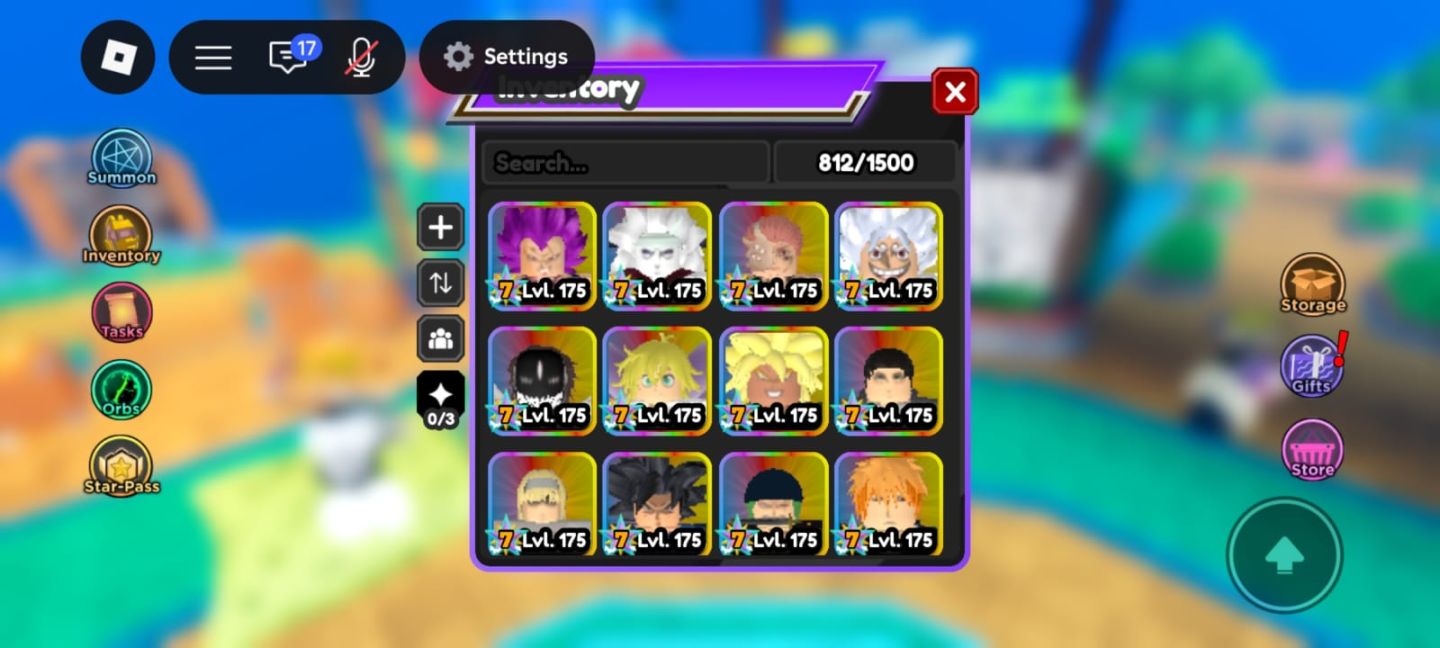 CONTA ROBLOX OP / RARA | Blox Fruits + King Legacy + All Star Tower Def. Etc...