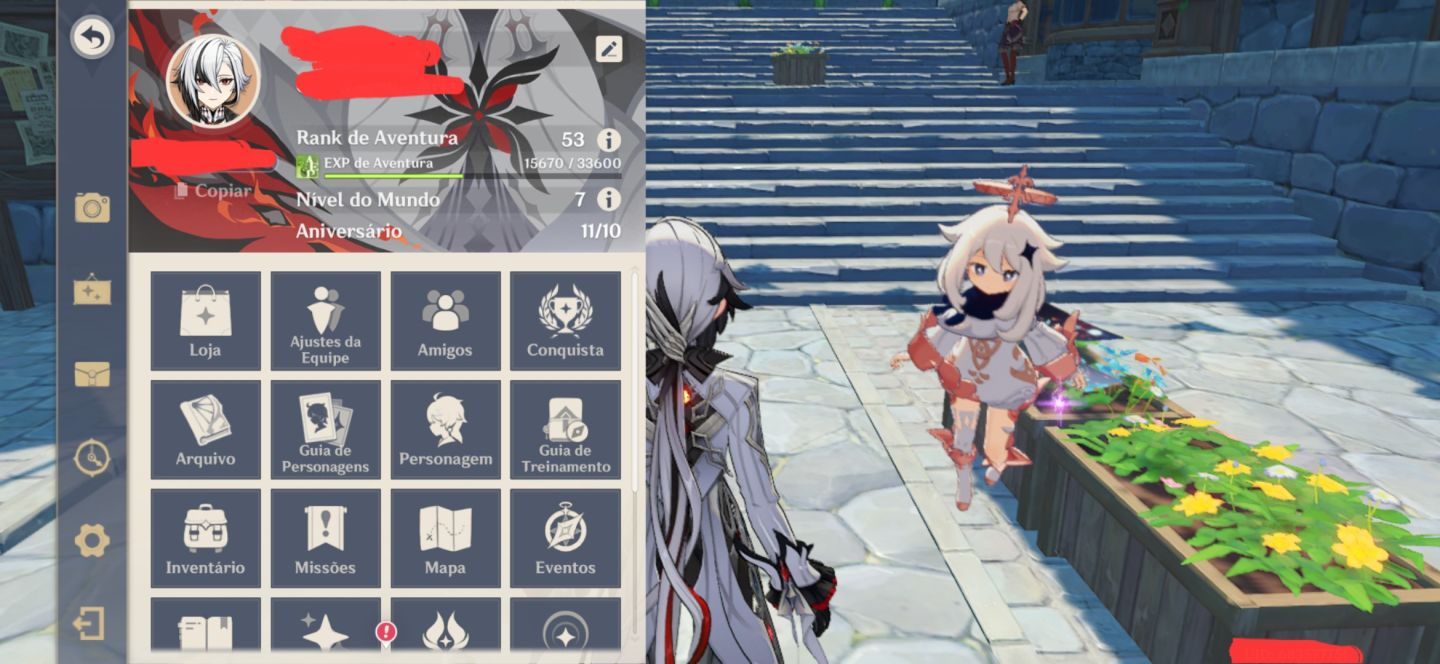 Conta Genshin impact Arlecchino C2 Lvl 90 e mais