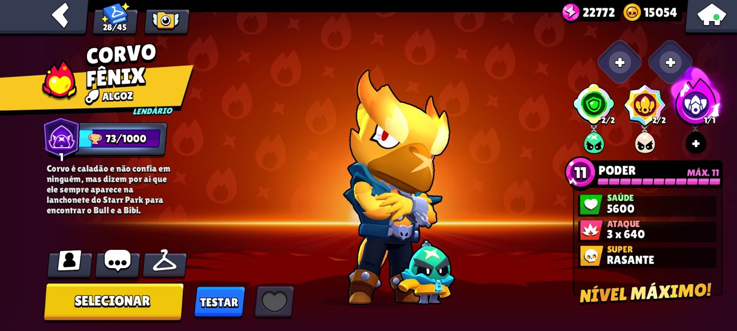 Conta de brawl Star muito upada