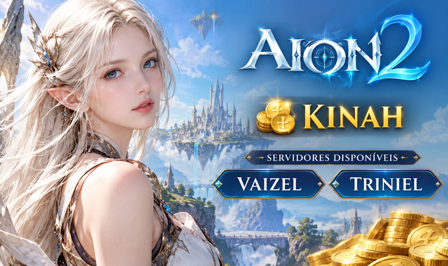 Aion 2 - Kinah Servidor Global [Vaizel e Triniel]