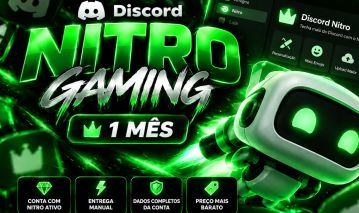 DISCORD NITRO GAMING 1 MÊS | CONTA COM ACESSO