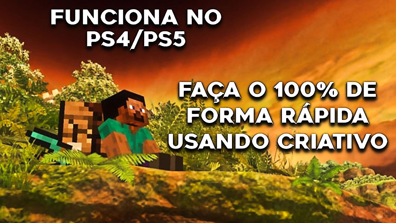 MINECRAFT -TUDO PELO CRIATIVO- PLAYSTATION !