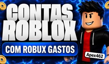CONTAS ROBLOX 2K ROBUX JÁ GASTOS NO INVENTÁRIO