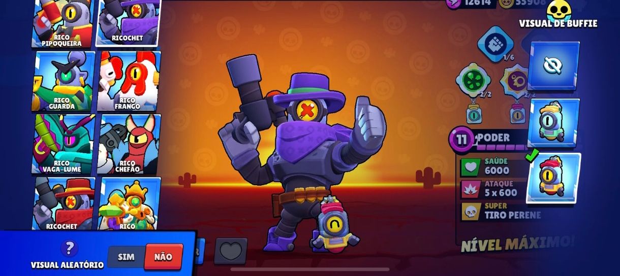 Conta de Brawl stars extremamente rara e upada.