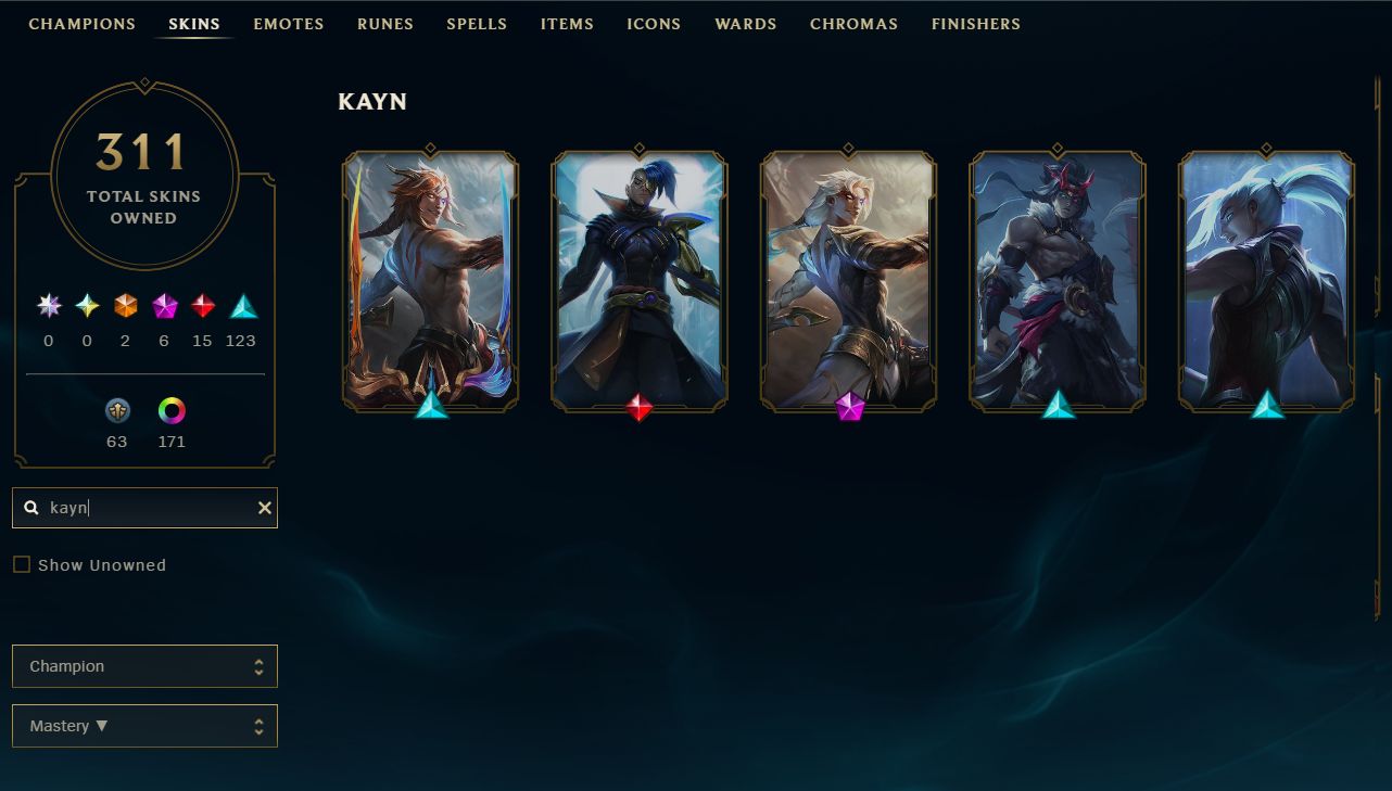 Conta LoL Diamante | 311 Skins | 63 Legado | Nível 422 | +Valorant e TFT