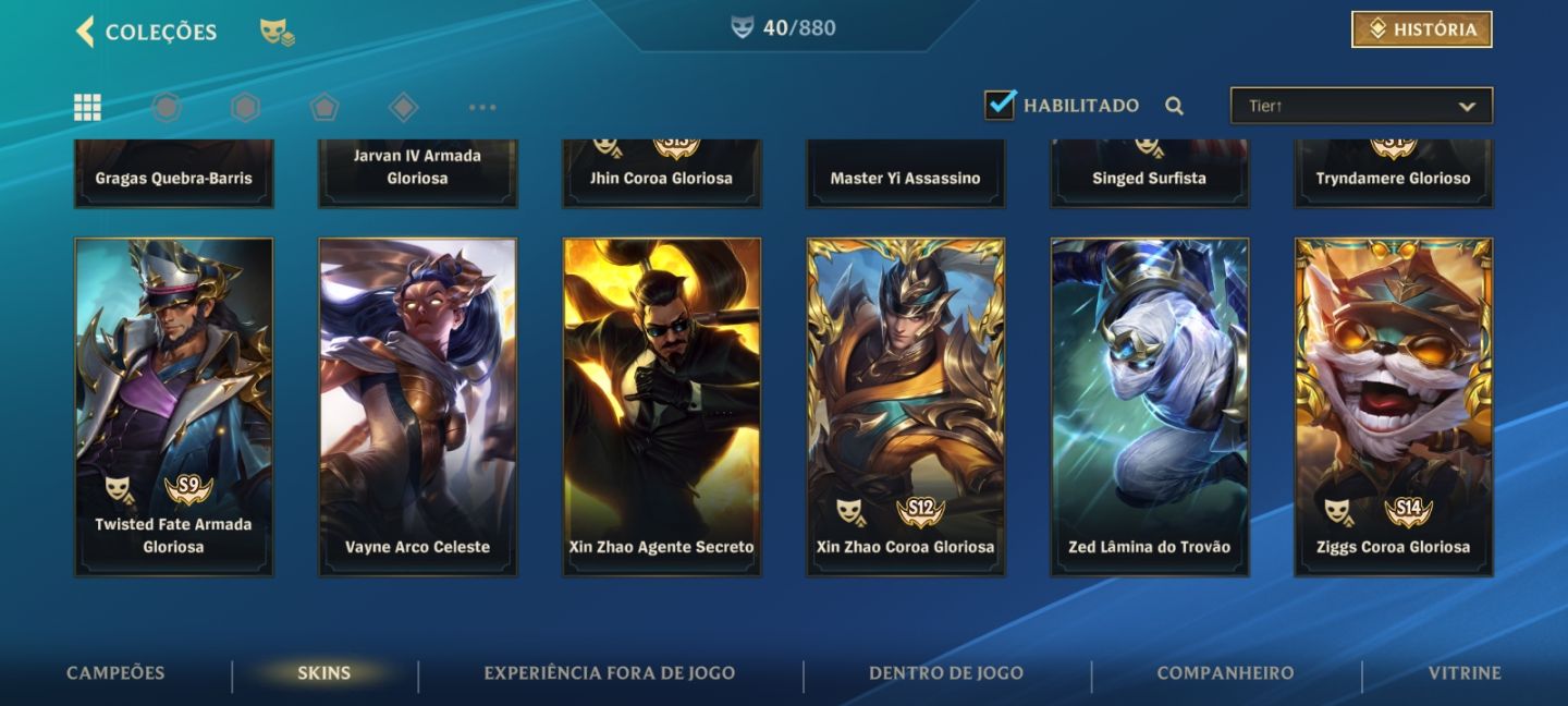 Conta Wild Rift (Focada em ZED e AKALI.)