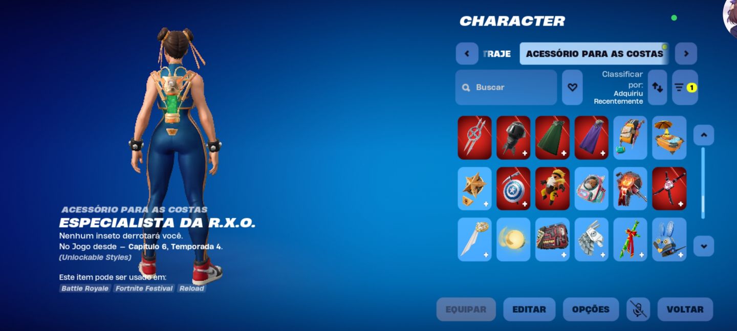 Conta de fortnite com 60 skin