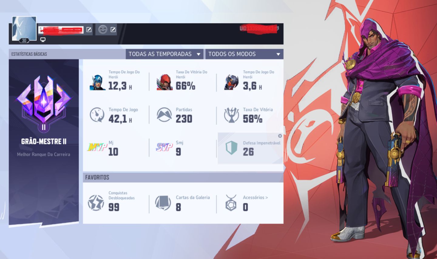 CONTA MARVEL RIVALS COM SKINS RARAS / LEVEL 20 COM 10 Skins