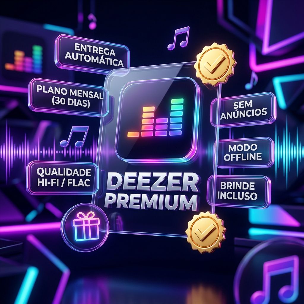 Deezer Premium - no Seu E-mail + Entrega Automática