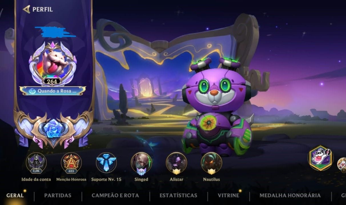 Conta de Wild Rift