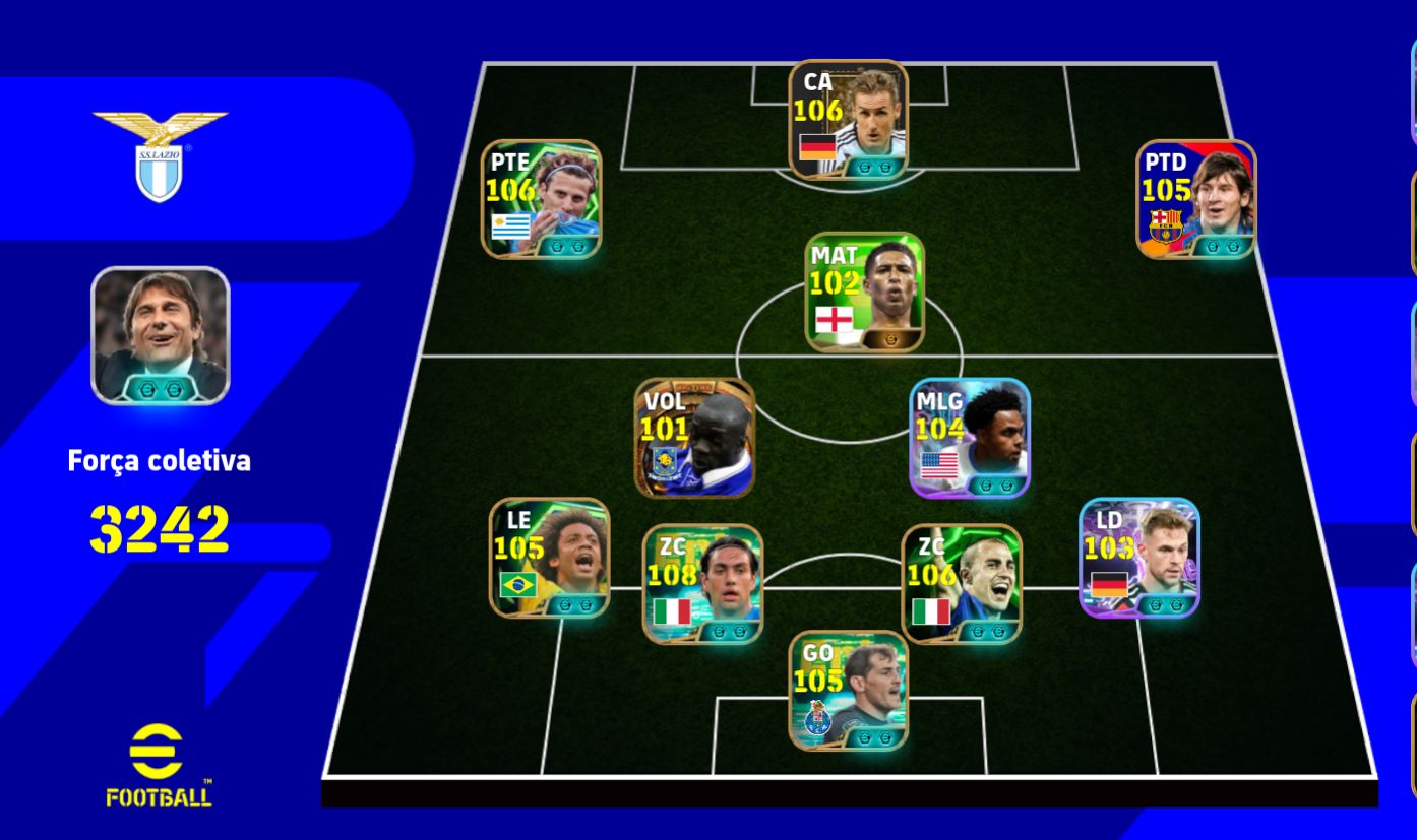 Uma conta de efootball móbile