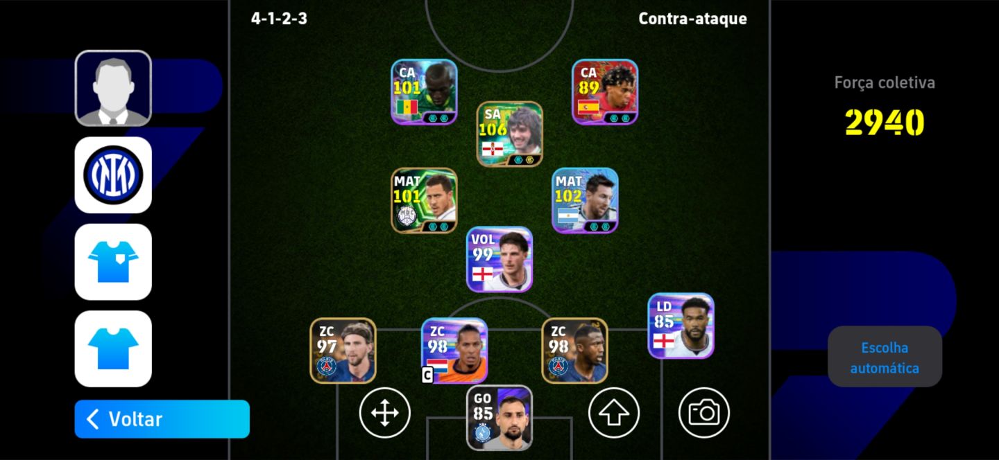 Conta iniciante com novo best