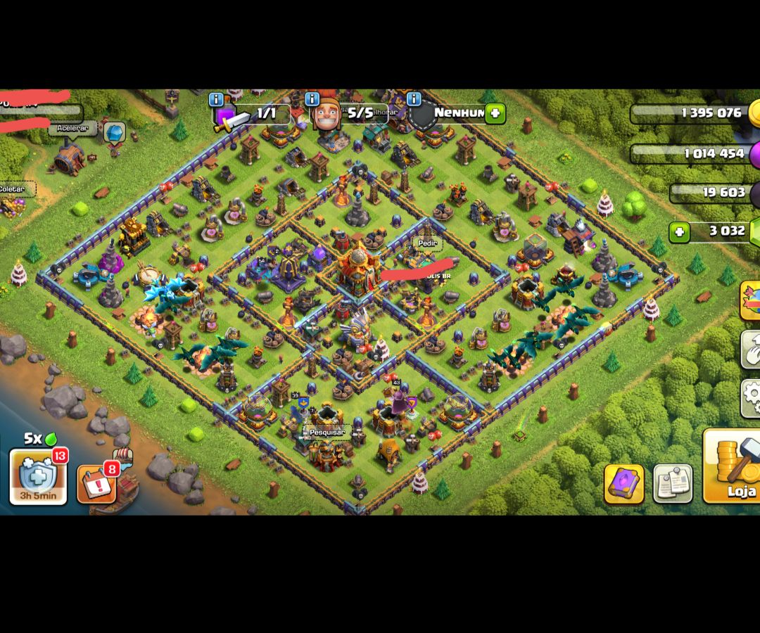 CONTAS CLASH OF CLANS