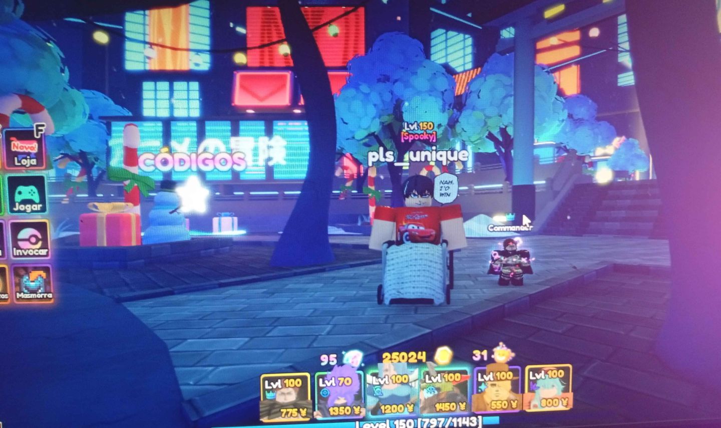 Conta Anime Adventures LVL 151 COM METAS NO TIME SUPER FORTE