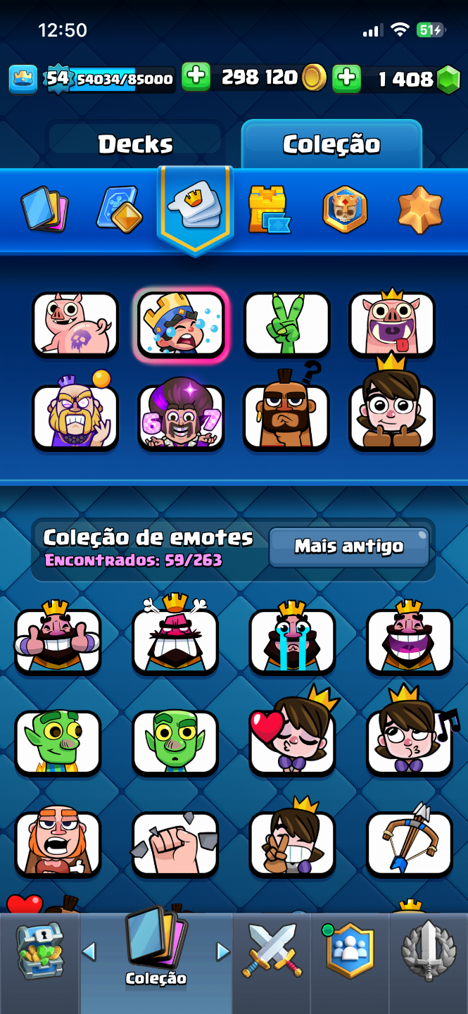 Conta de Clash Royale com 6 Anos!! É possível a troca de Email e senha!