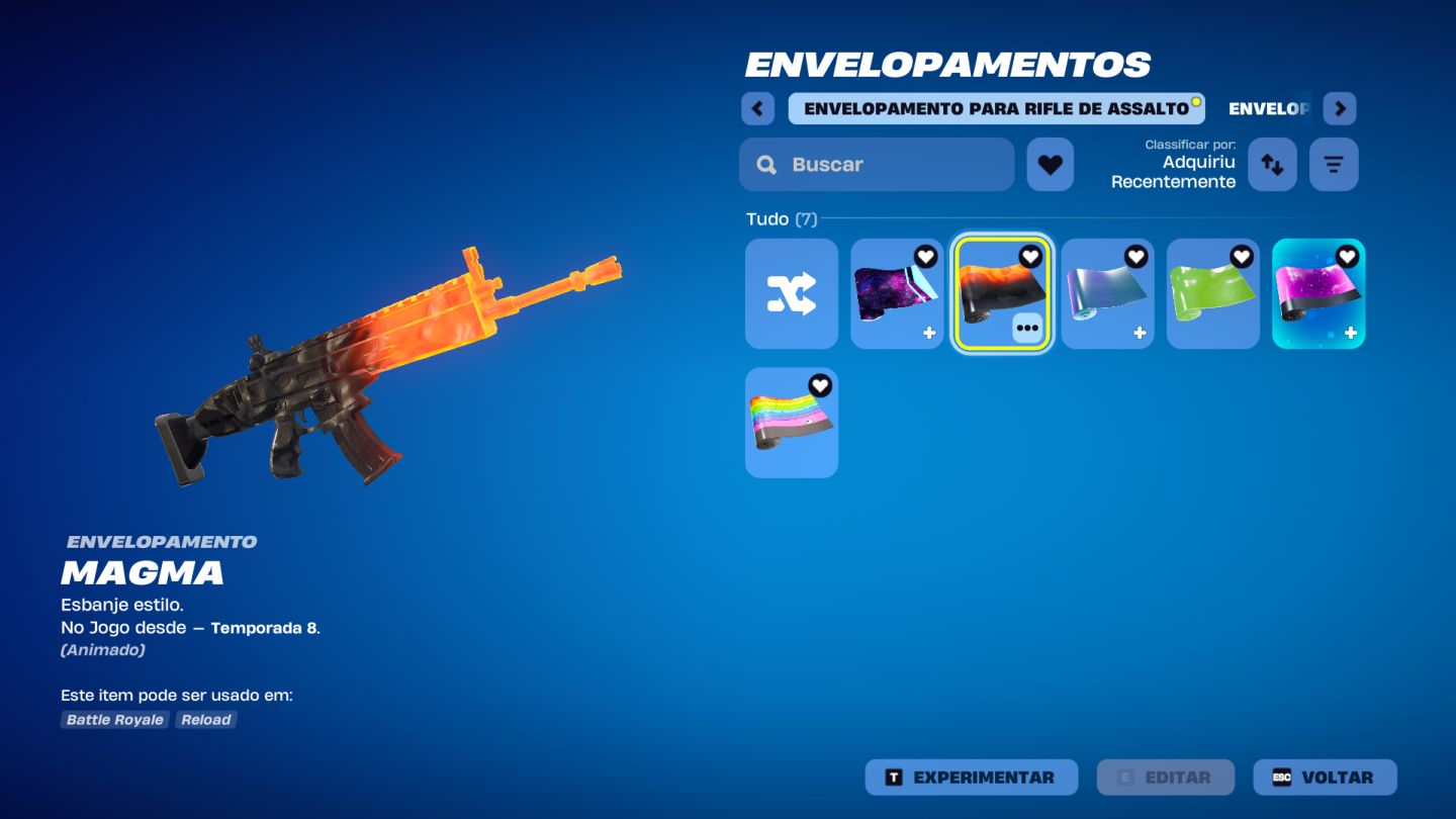 CONTA FORTNITE FULL TRYHARD, MT SKIN DE LOJA