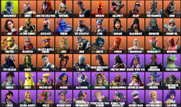 CONTA FORTNITE - Drift, Deadpool, Midas, Harley Quinn, Gojo | 236 SKINS