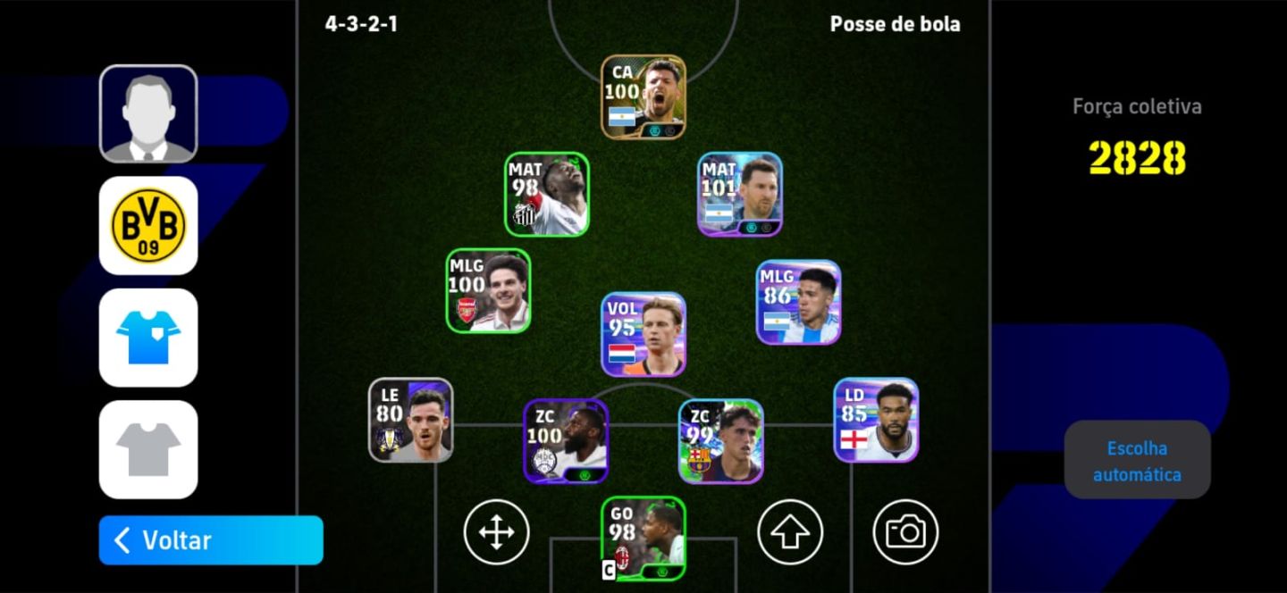 Contas efootbol com épicos lendarios