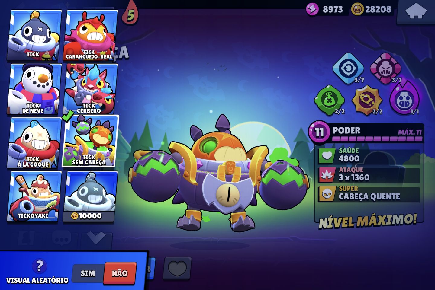 CONTA BRAWL STARS FULL LV11 HIPERCARGAS E BUFFIES / 105K TROFÉUS / 2 FRANK REI