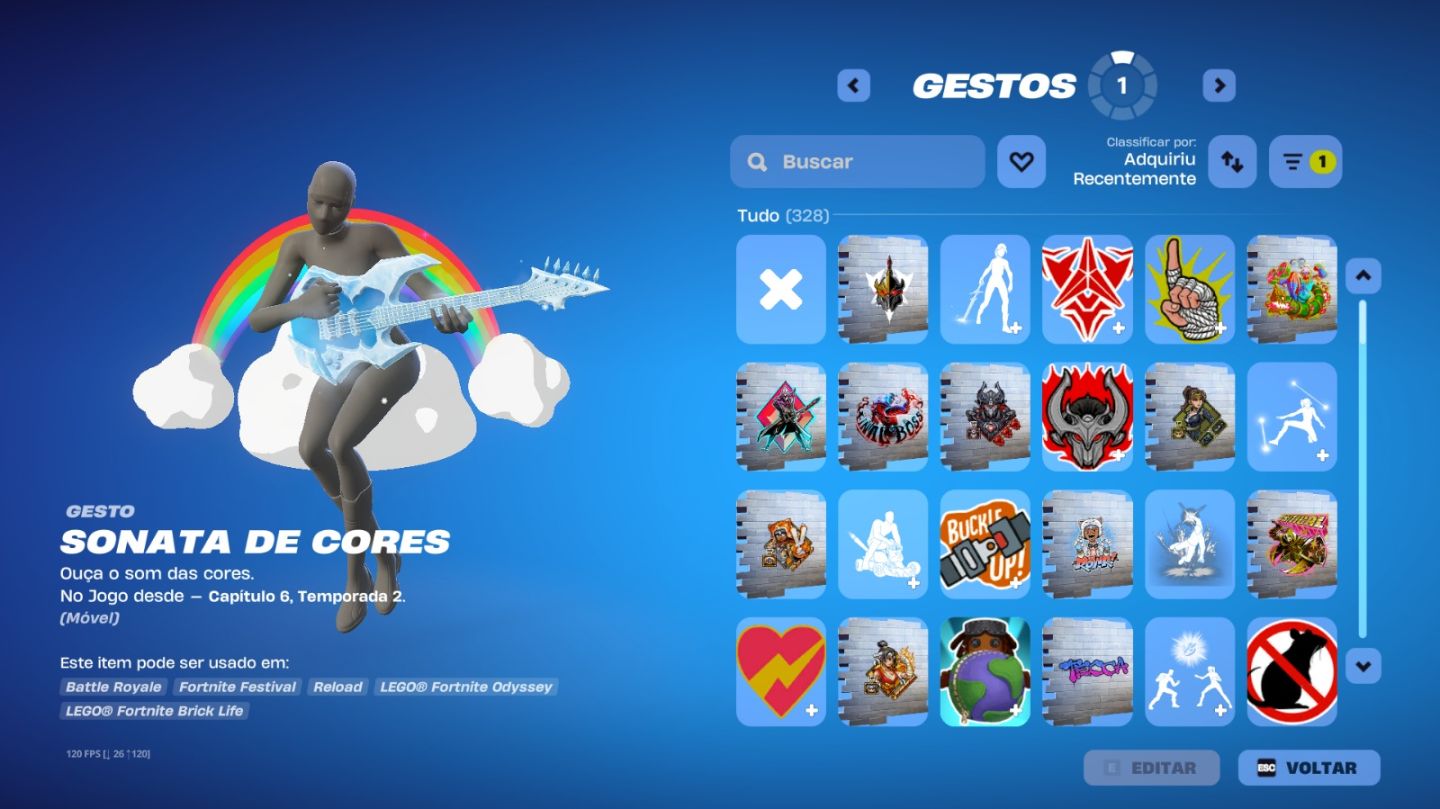 CONTA FORTNITE COMPETITIVA Skin de Super-Herói 135 Picaretas + 1.850 V-BUCKS