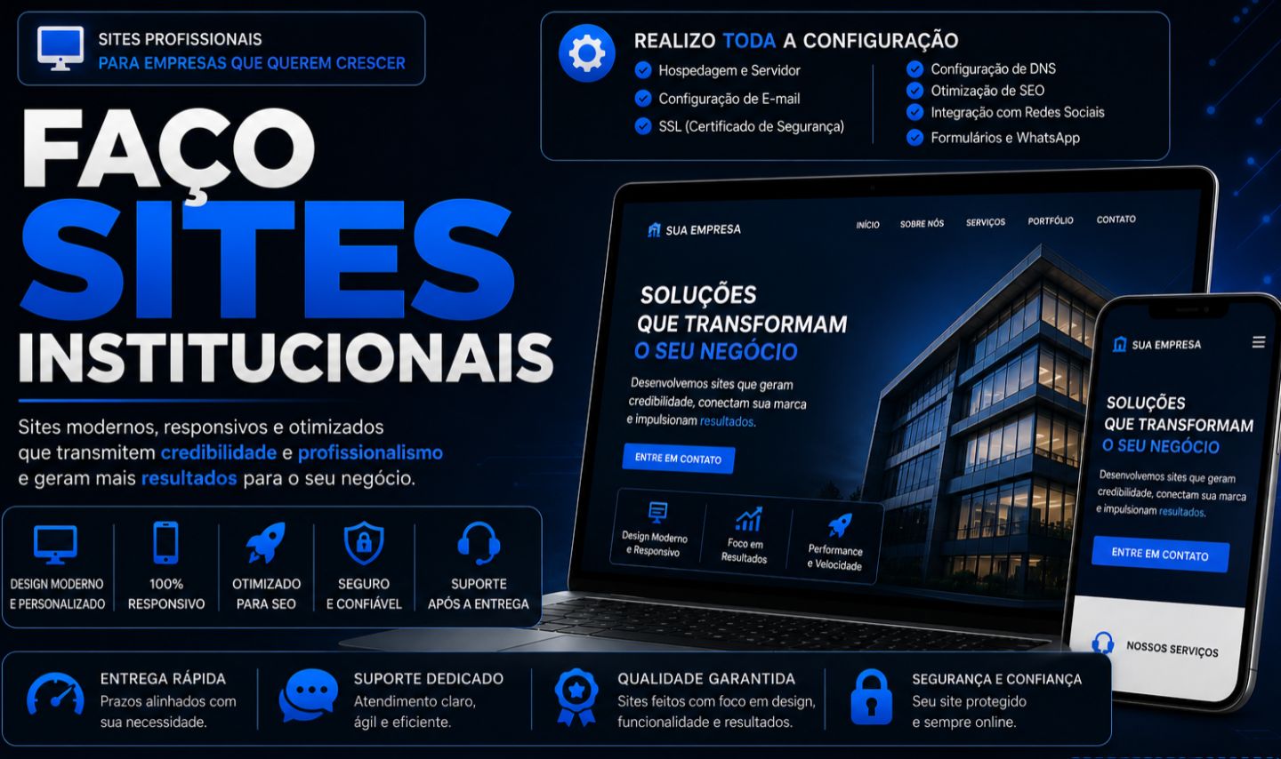 FAÇO SITES INSTITUCIONAIS
