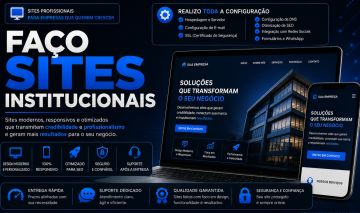 FAÇO SITES INSTITUCIONAIS