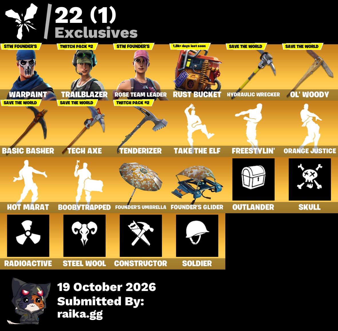 SALVE O MUNDO FUNDADOR | TRAILBLAZER TWITCH | +SKINS