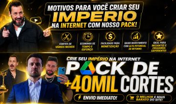 PACK DE CORTES DIVERSOS VIRAIS! (PREÇO DE FORNECEDOR!) (MAIS BAIXO DO SITE)
