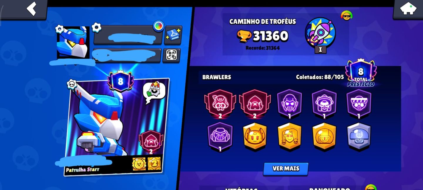 Conta Brawl Stars 2020