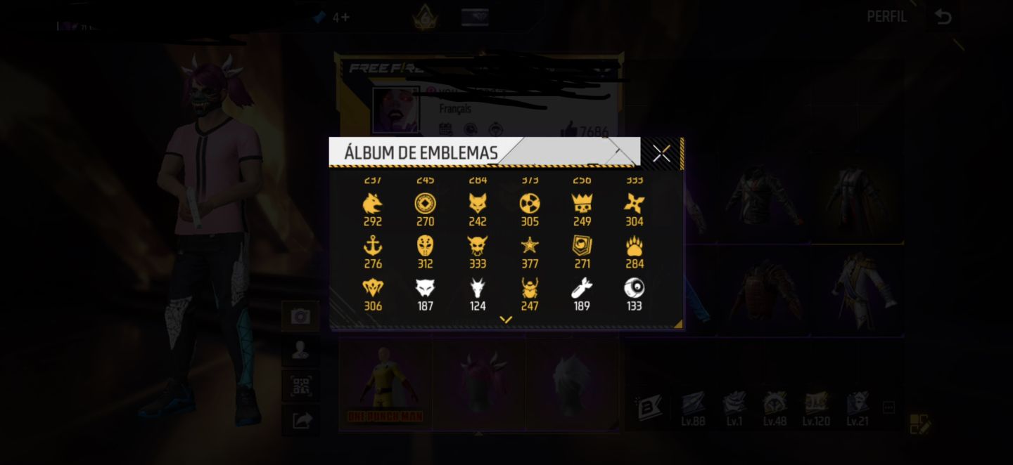 CONTA PRIME 6 MUITO GEMADA COM VÁRIOS ITENS RAROS E ARMAR ATRIBUTADAS!!