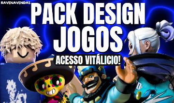 PACK DESIGN (JOGOS) - IMAGENS EM PNG, ACESSÓRIOS E ETC..