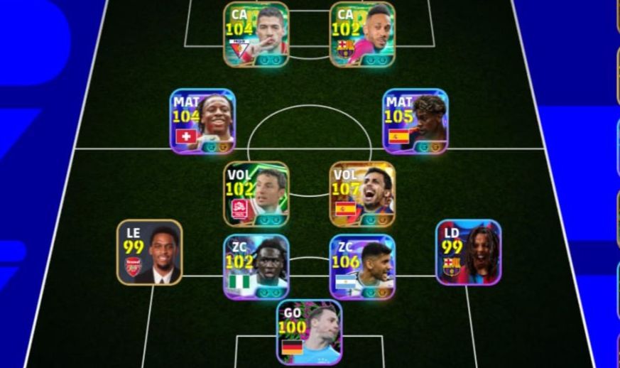 CONTA EFOOTBALL FULL 3175+ COM YAMAL 106,RODRI 107,MANZAMBI 105, ROMERO 106,ETC