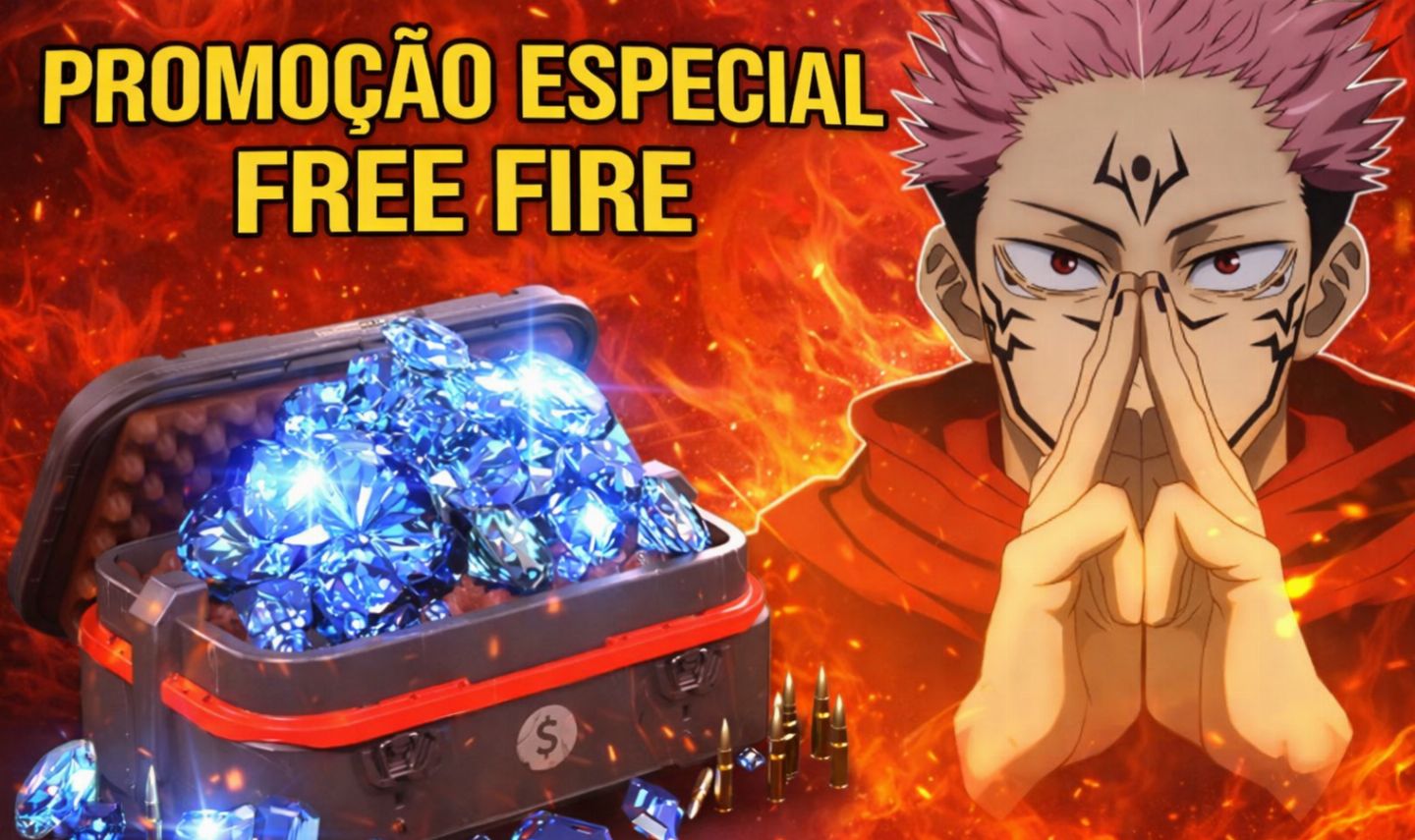 !!MENOR PREÇO DO SITE/ PROMOÇÃO PARA 2026 / DIAMANTES FREE FIRE VIA ID