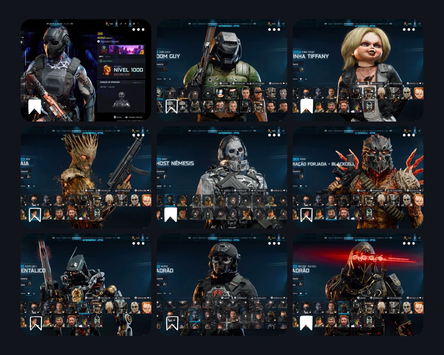CONTA LV 1.000 WARZONE