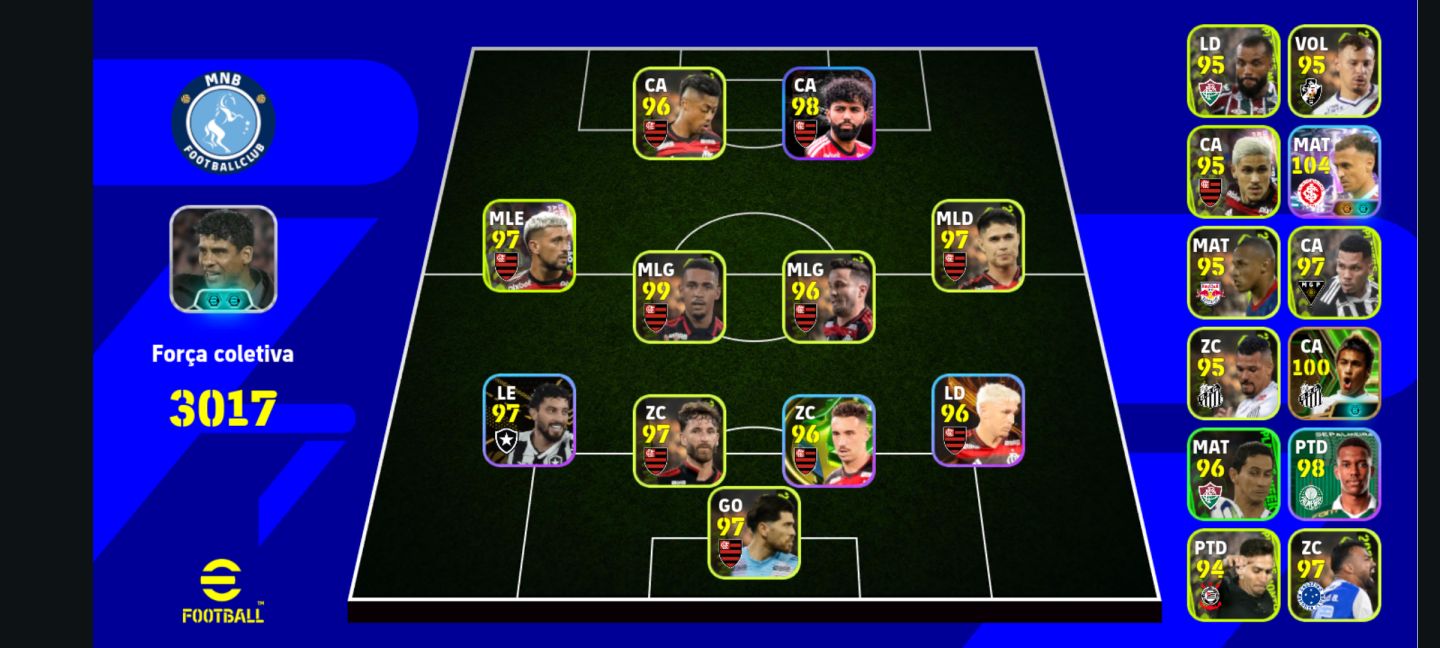 Conta Premium efootebol mobile