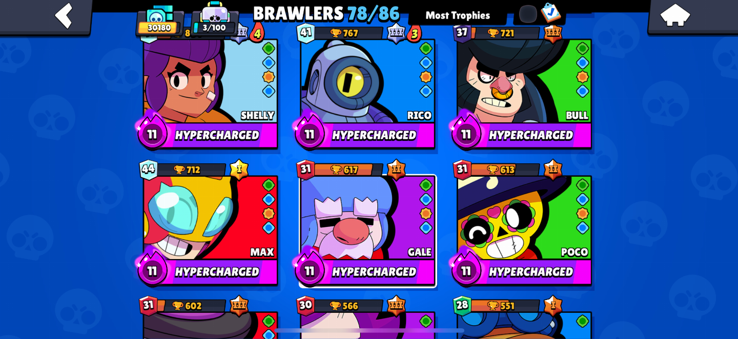 Conta de brawl stars BOA