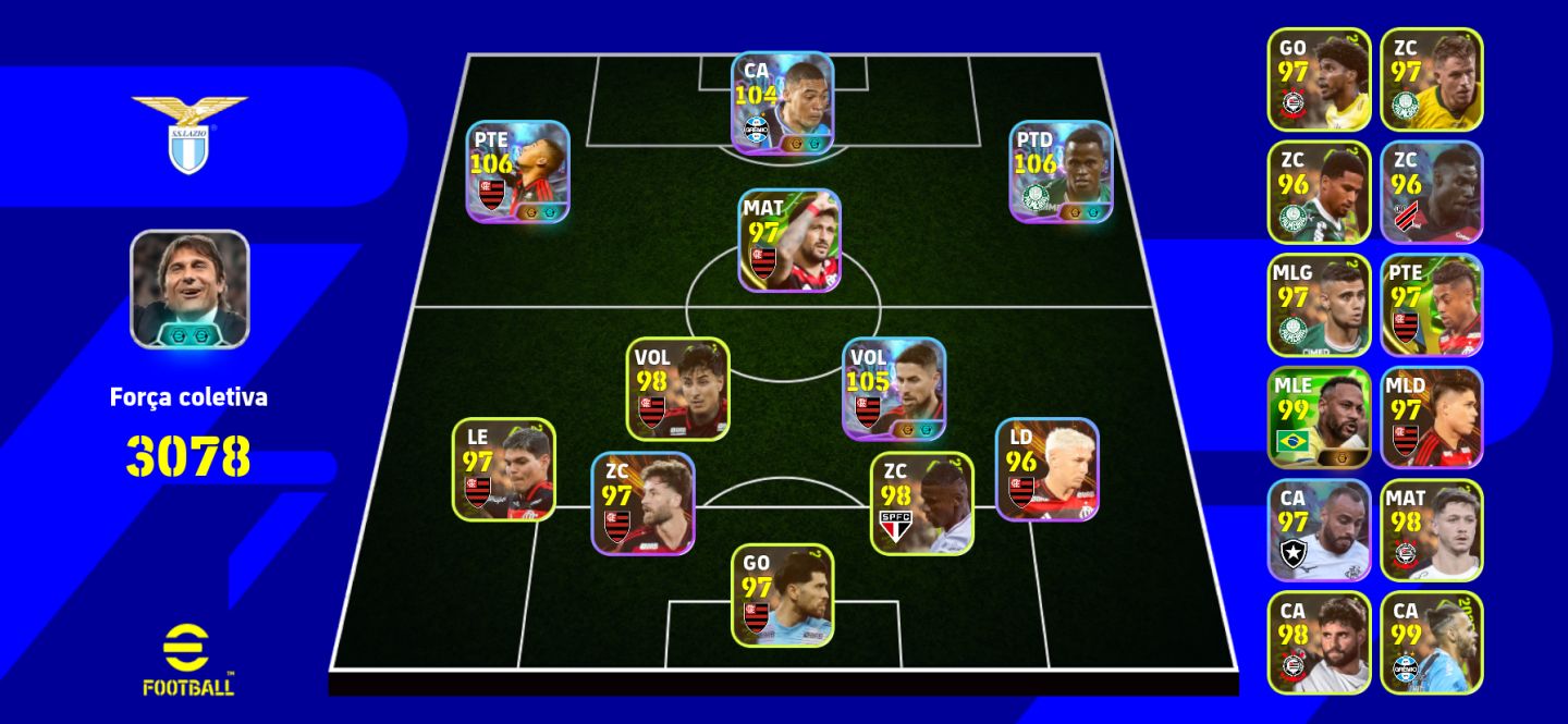 Uma conta de efootball móbile
