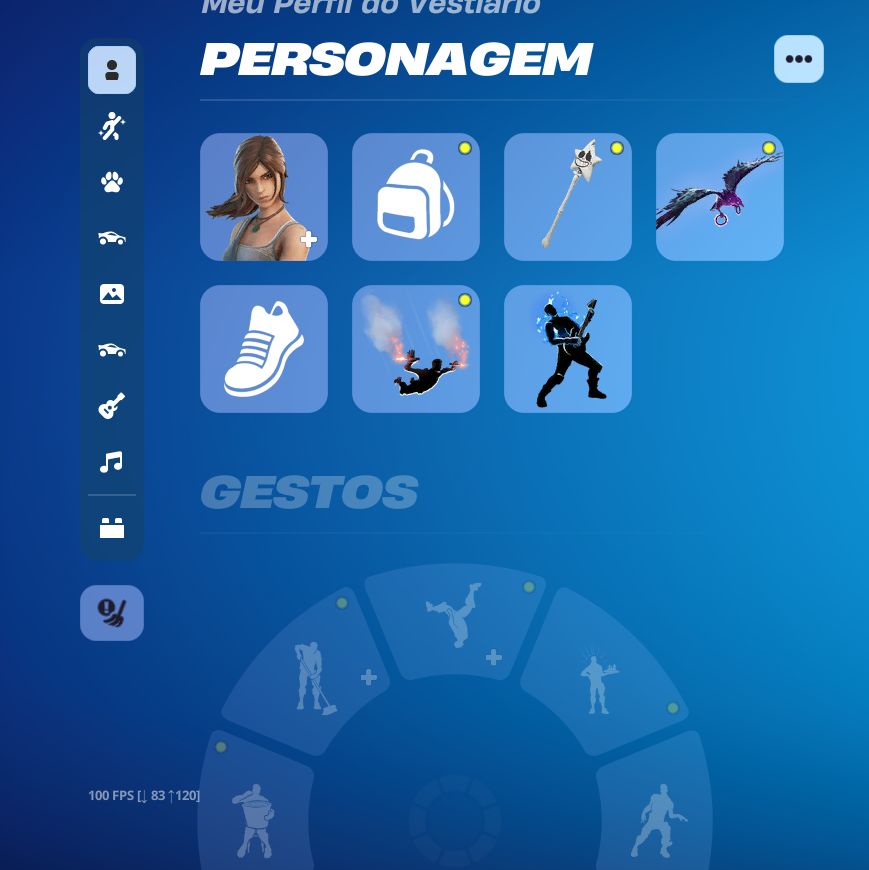 Conta Fortinite Com Lara Croft capitulo 2