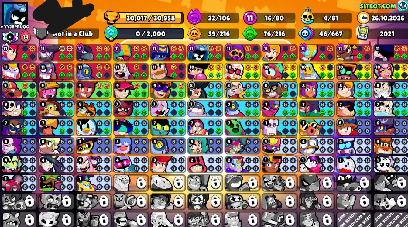 CONTA BRAWL STARS | 30K TROFÉUS | 22 HIPERCARGAS | 16 TÍTULOS | 23K PONTOS, FA!