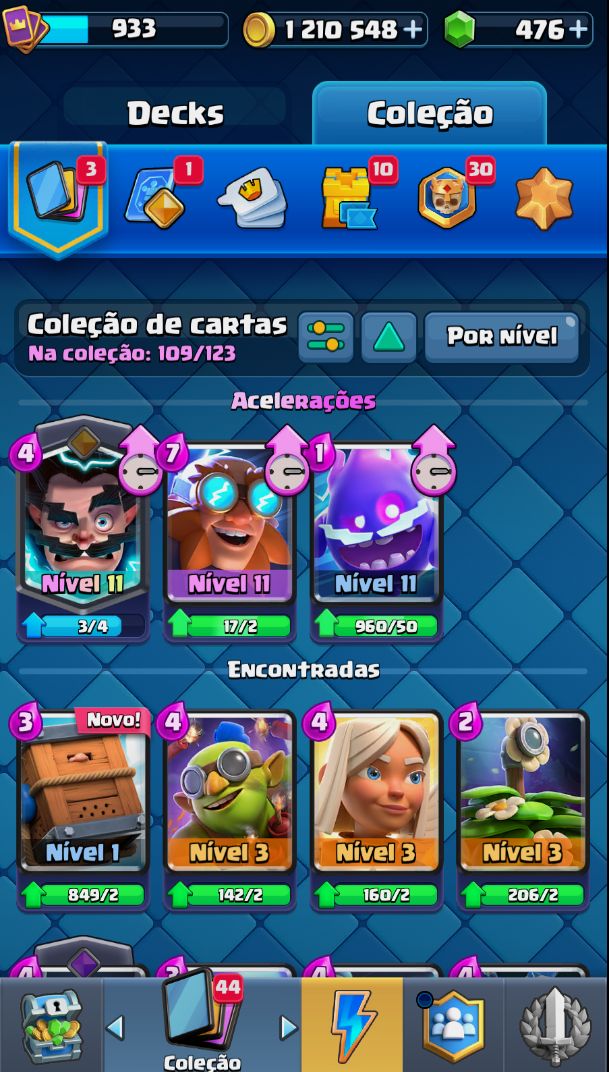 CONTA CLASH ROYALE 5100+ TROFÉUS | 1.2M OURO | FULL ACESSO