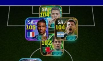 Conta Efootball Rara! Olise Liso + Aguero Blitz + Suarez Blitz + Vozinha e+++!