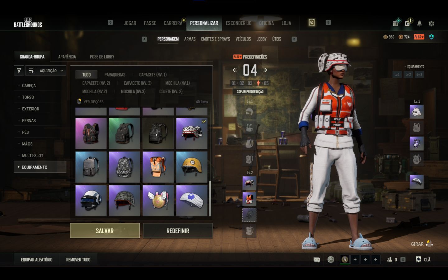 CONTA PUBG AUG NEON LEVEL 8 + CHROMA LARANJA , Glasya + Eve