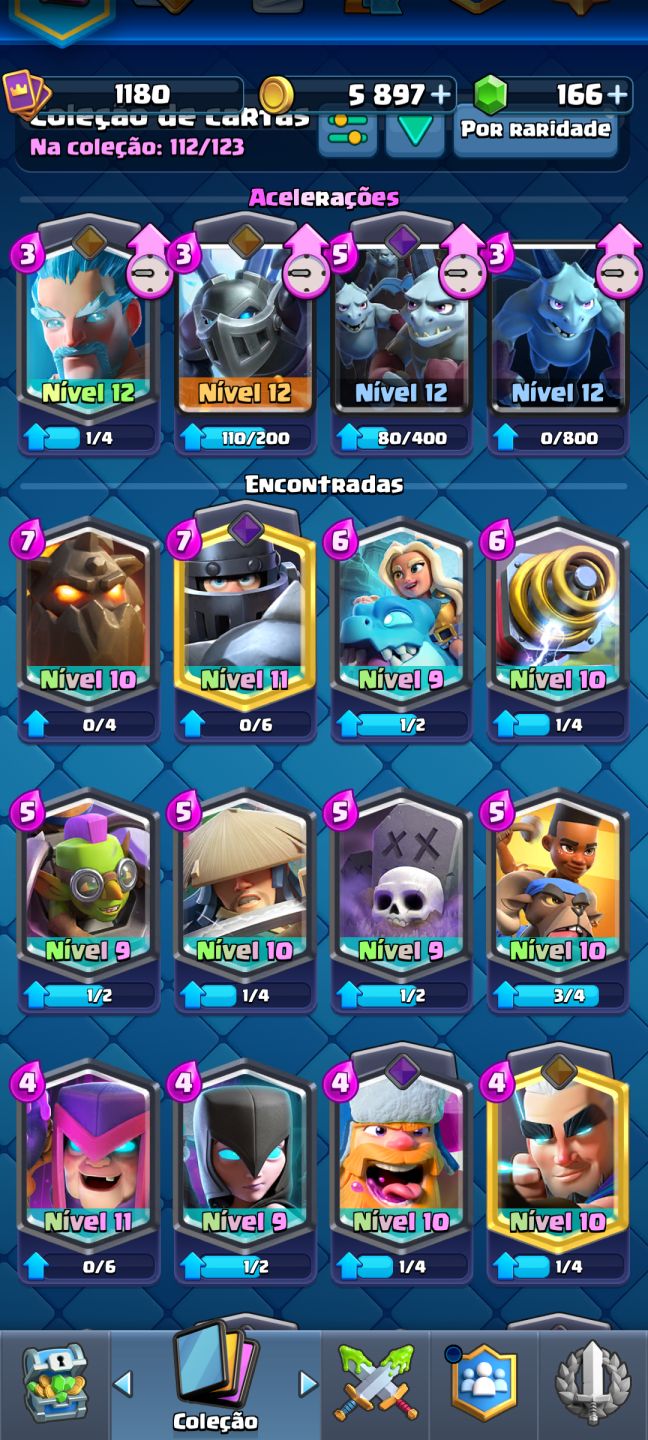Conta Clash Royale arena 15