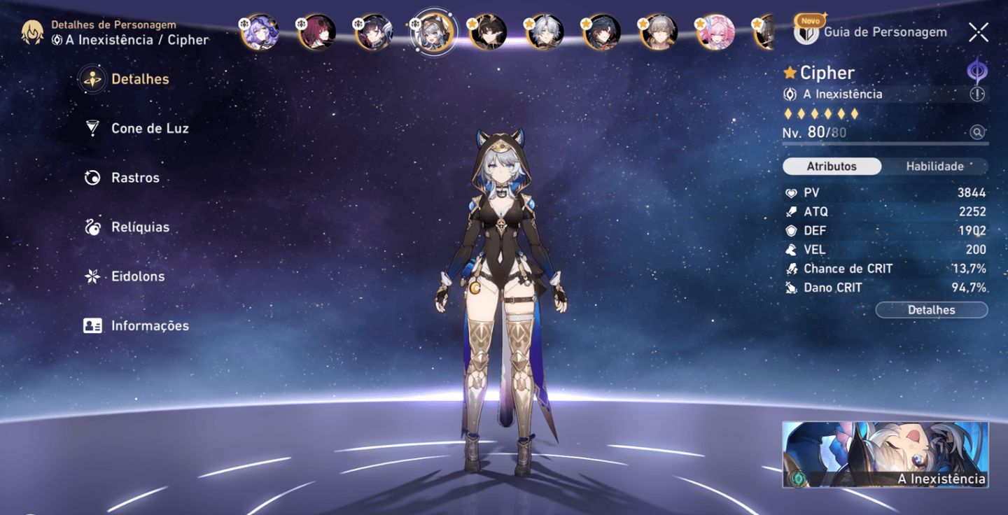 Conta DOT premium + Mblade E1 + Himeko nova + archer/rin e mais!