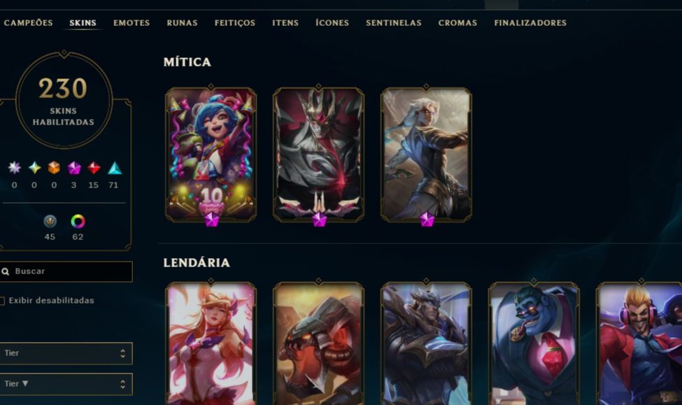 Conta Lol Nivel 530+ I 400k+ EA I 1.5KK Soraka I 220+ Skins