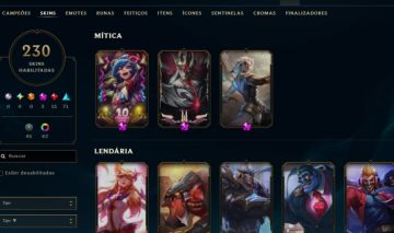 Conta Lol Nivel 530+ I 400k+ EA I 1.5KK Soraka I 220+ Skins