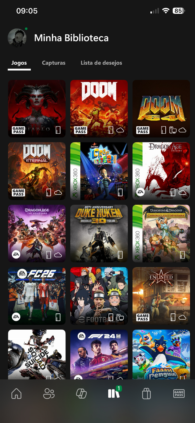 Conta Xbox premium 190 jogos